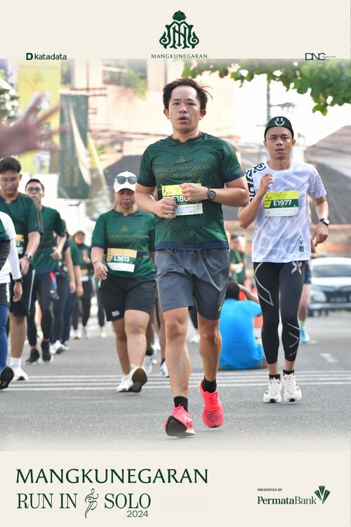 Race photo from Mangkunegaran Run 2024