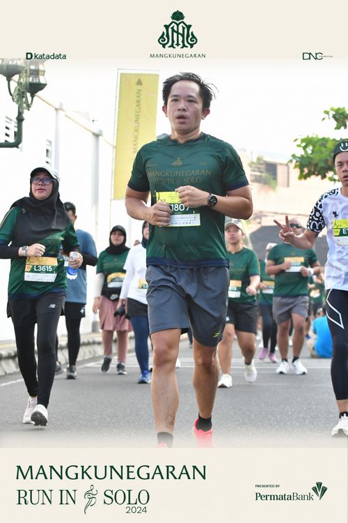 Race photo from Mangkunegaran Run 2024