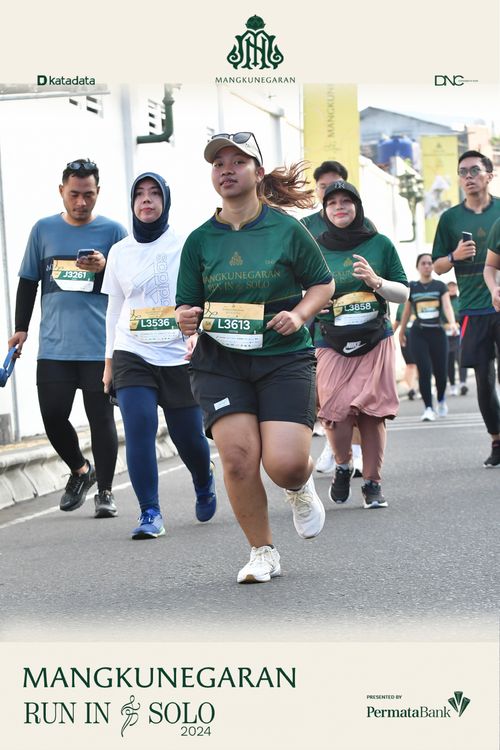 Race photo from Mangkunegaran Run 2024