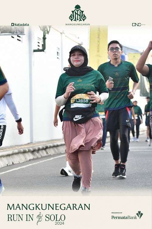 Race photo from Mangkunegaran Run 2024
