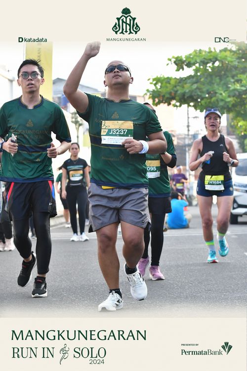 Race photo from Mangkunegaran Run 2024