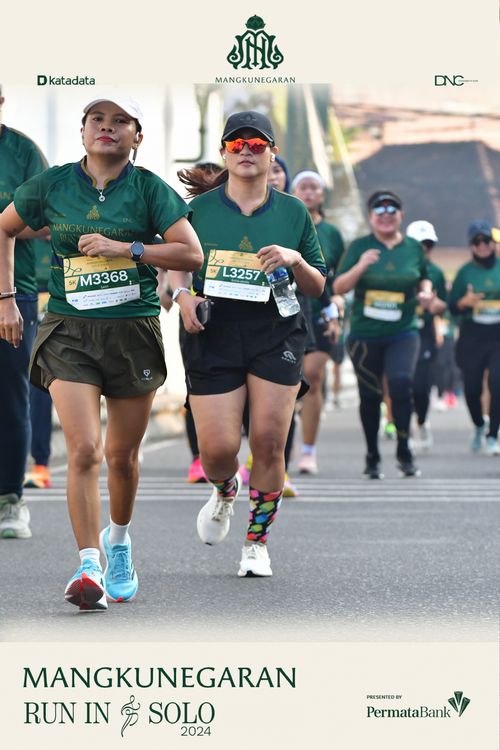 Race photo from Mangkunegaran Run 2024