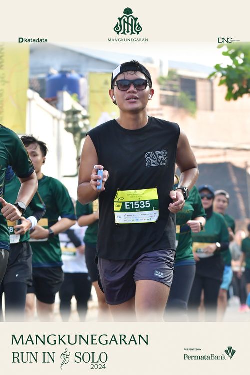 Race photo from Mangkunegaran Run 2024