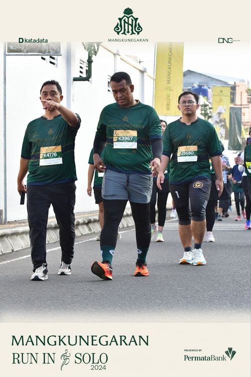 Race photo from Mangkunegaran Run 2024