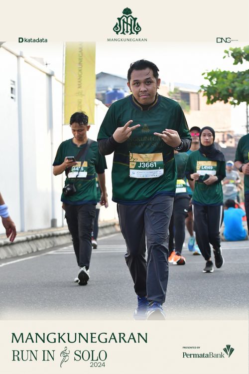 Race photo from Mangkunegaran Run 2024