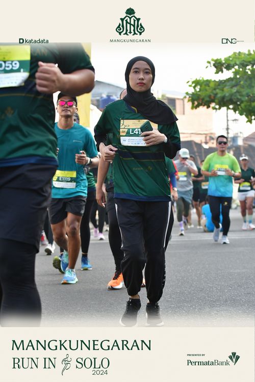 Race photo from Mangkunegaran Run 2024