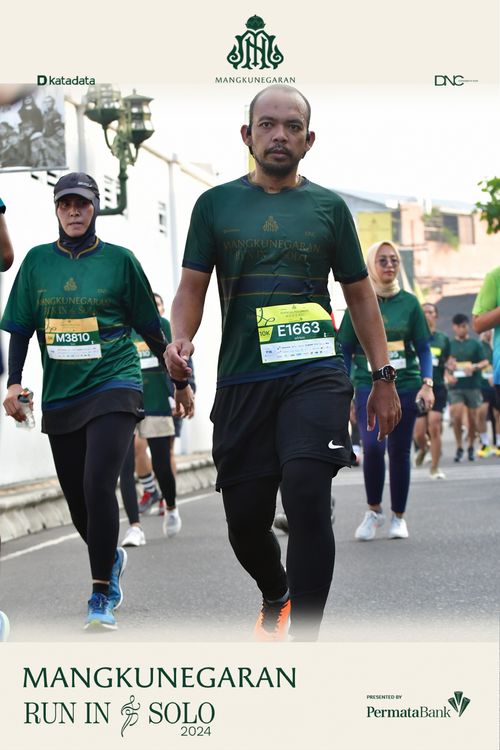 Race photo from Mangkunegaran Run 2024