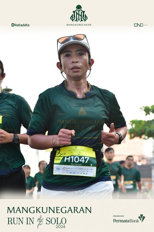 Race photo from Mangkunegaran Run 2024