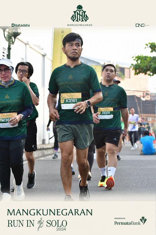 Race photo from Mangkunegaran Run 2024