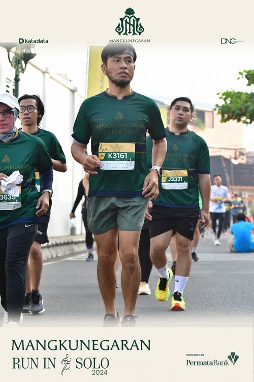 Race photo from Mangkunegaran Run 2024