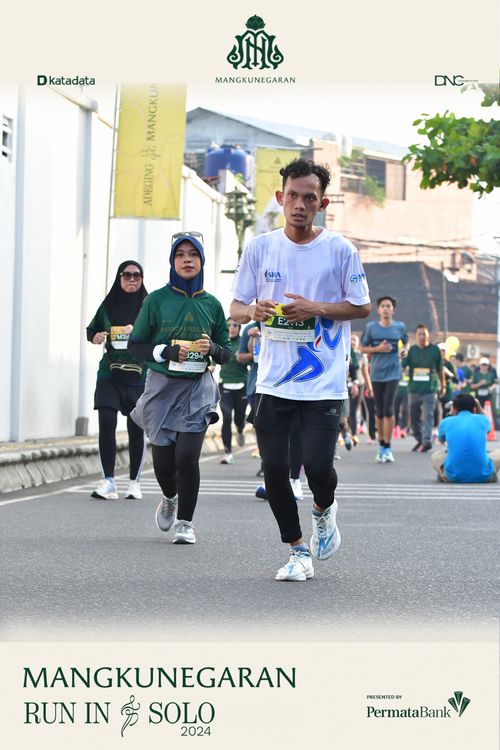 Race photo from Mangkunegaran Run 2024