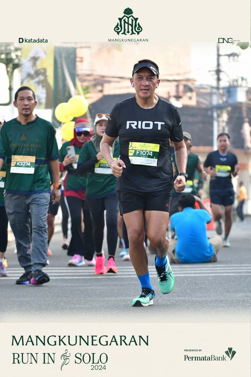 Race photo from Mangkunegaran Run 2024