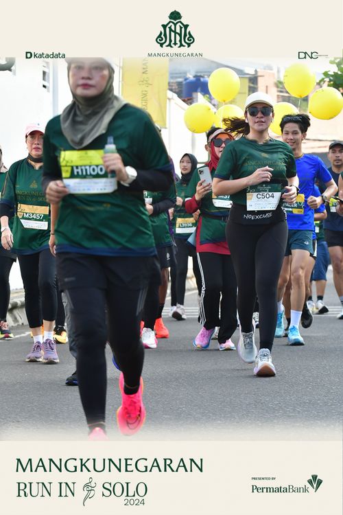 Race photo from Mangkunegaran Run 2024