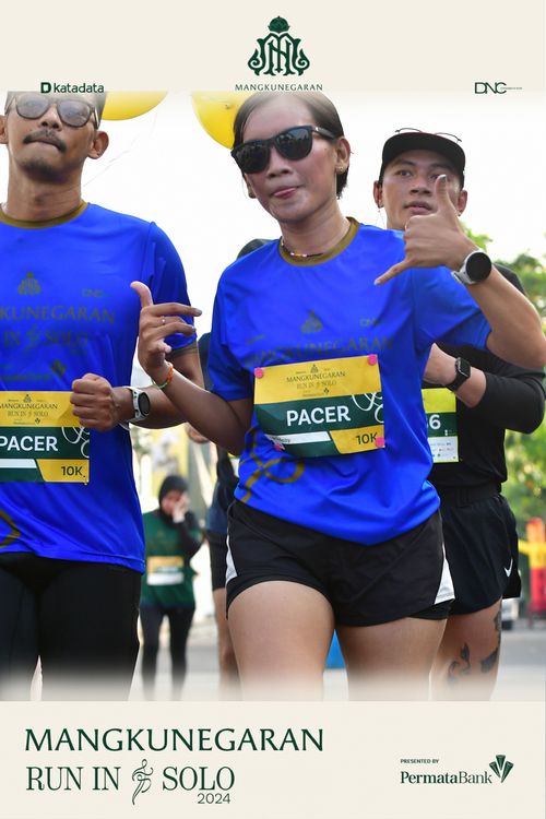 Race photo from Mangkunegaran Run 2024