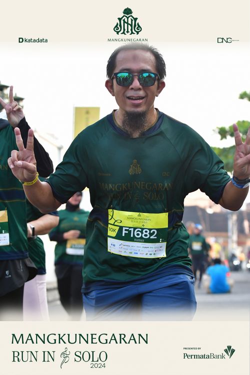 Race photo from Mangkunegaran Run 2024