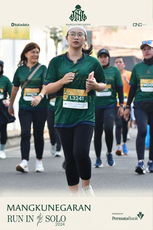 Race photo from Mangkunegaran Run 2024
