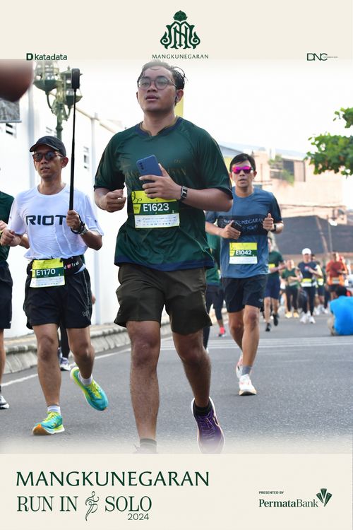 Race photo from Mangkunegaran Run 2024