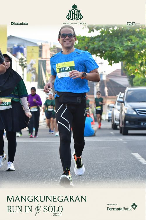 Race photo from Mangkunegaran Run 2024