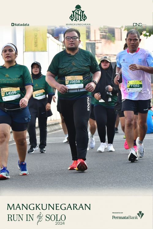 Race photo from Mangkunegaran Run 2024