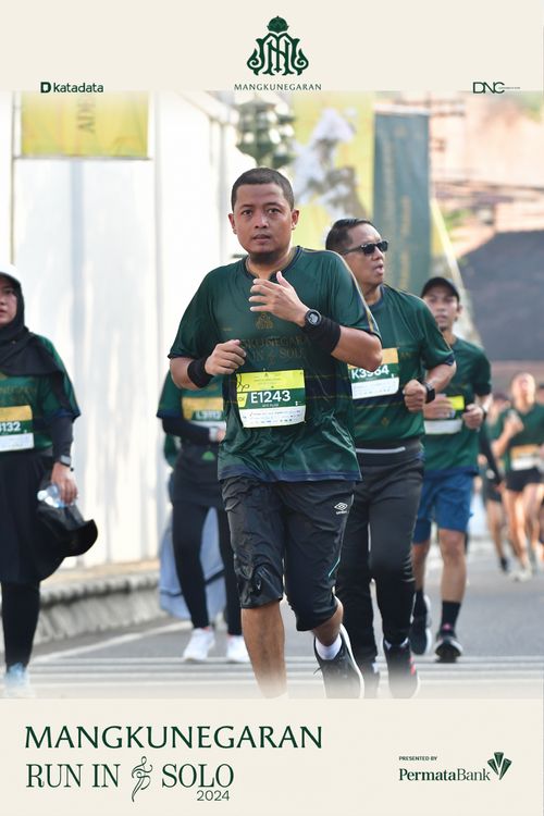 Race photo from Mangkunegaran Run 2024