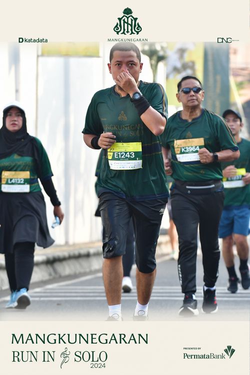 Race photo from Mangkunegaran Run 2024
