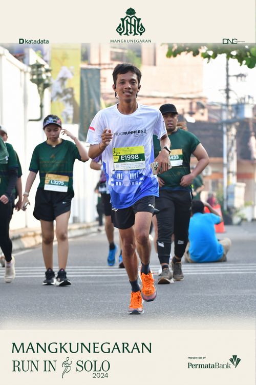 Race photo from Mangkunegaran Run 2024