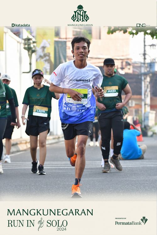 Race photo from Mangkunegaran Run 2024