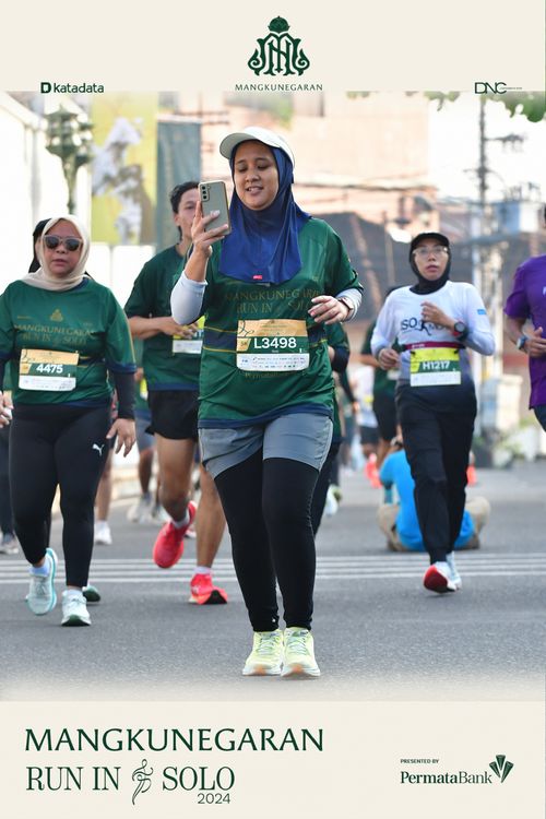 Race photo from Mangkunegaran Run 2024