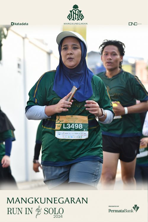 Race photo from Mangkunegaran Run 2024