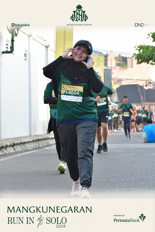 Race photo from Mangkunegaran Run 2024