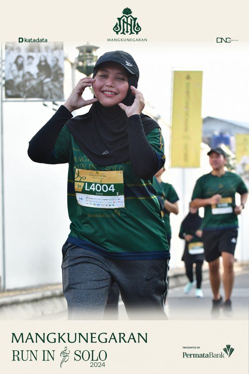 Race photo from Mangkunegaran Run 2024
