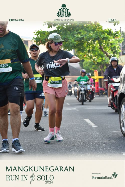Race photo from Mangkunegaran Run 2024