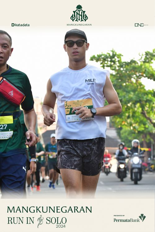 Race photo from Mangkunegaran Run 2024
