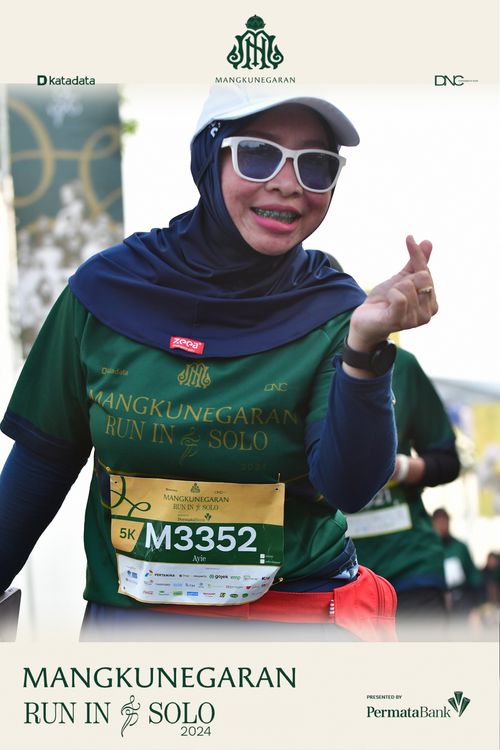 Race photo from Mangkunegaran Run 2024
