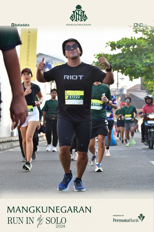 Race photo from Mangkunegaran Run 2024