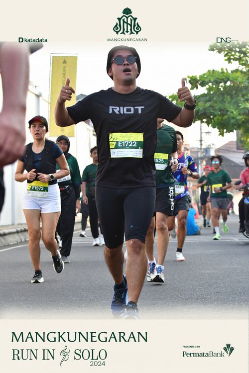 Race photo from Mangkunegaran Run 2024