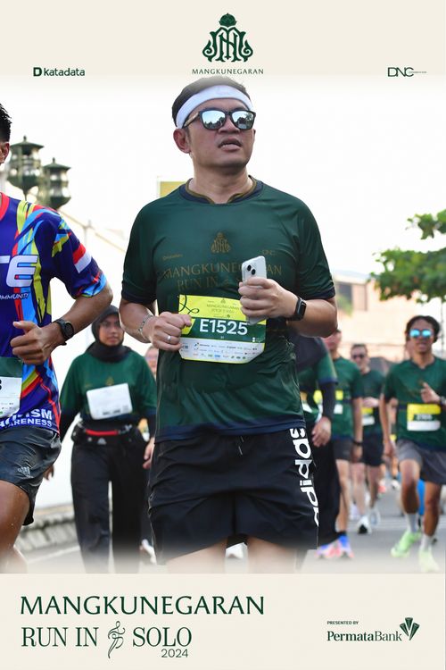 Race photo from Mangkunegaran Run 2024