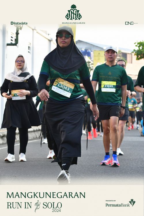 Race photo from Mangkunegaran Run 2024