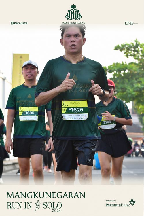 Race photo from Mangkunegaran Run 2024