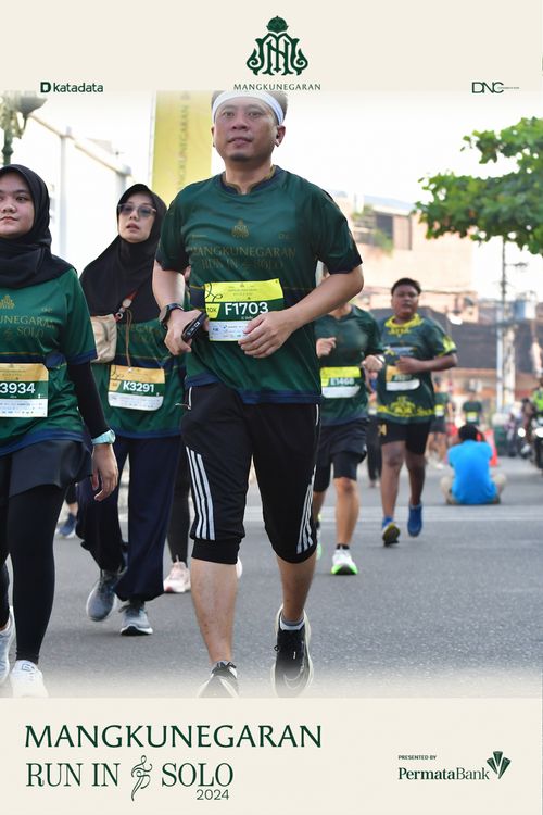 Race photo from Mangkunegaran Run 2024