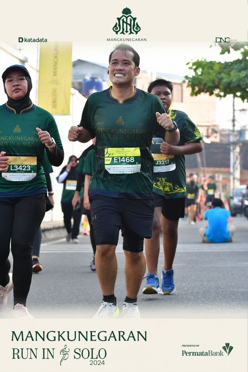 Race photo from Mangkunegaran Run 2024