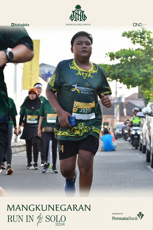 Race photo from Mangkunegaran Run 2024