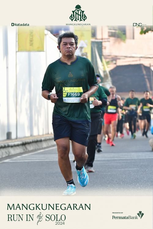 Race photo from Mangkunegaran Run 2024
