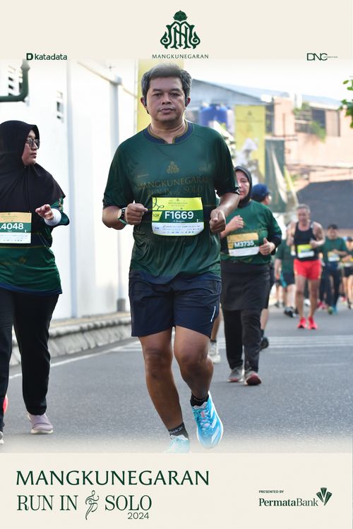 Race photo from Mangkunegaran Run 2024