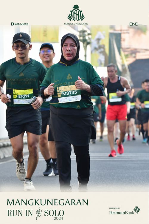 Race photo from Mangkunegaran Run 2024
