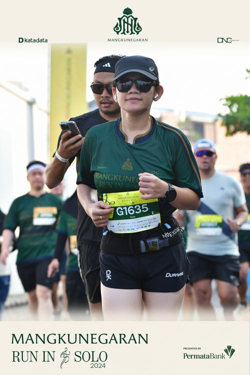 Race photo from Mangkunegaran Run 2024