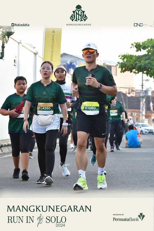 Race photo from Mangkunegaran Run 2024