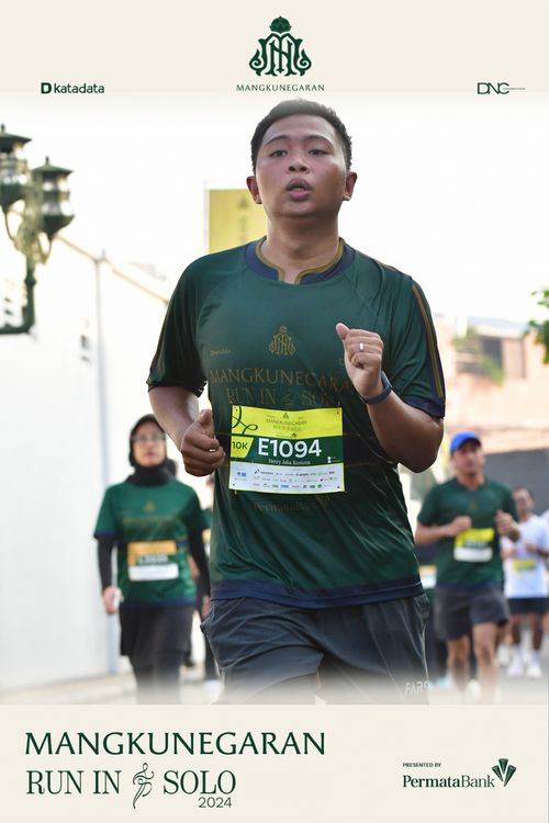 Race photo from Mangkunegaran Run 2024