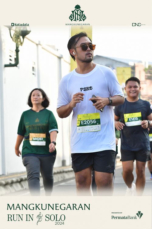 Race photo from Mangkunegaran Run 2024