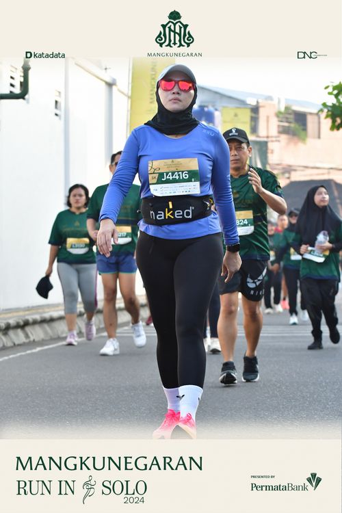 Race photo from Mangkunegaran Run 2024